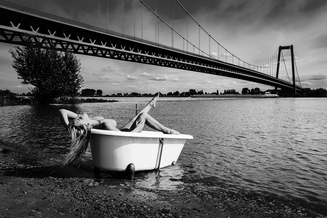 river bath