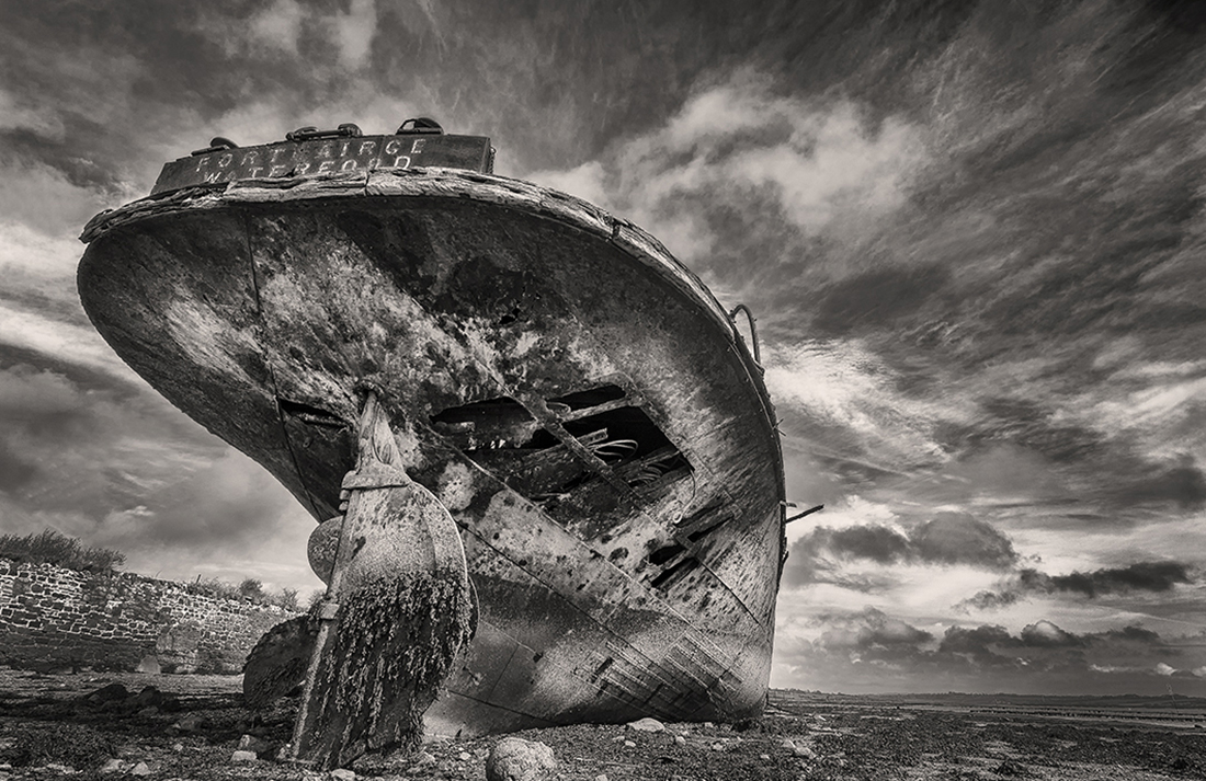Wrecks Along The Coastline Of Ireland.