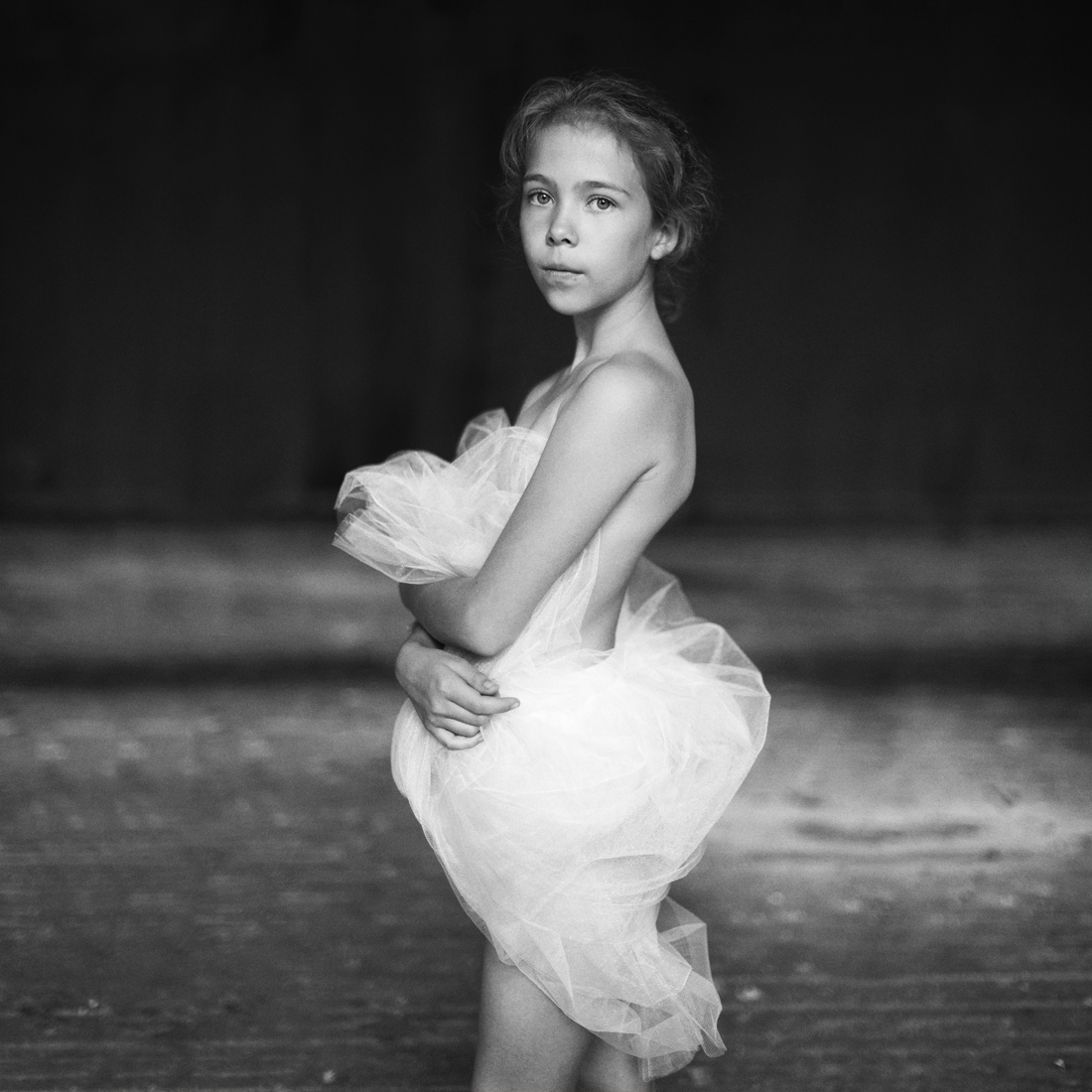 Portraits of young women.