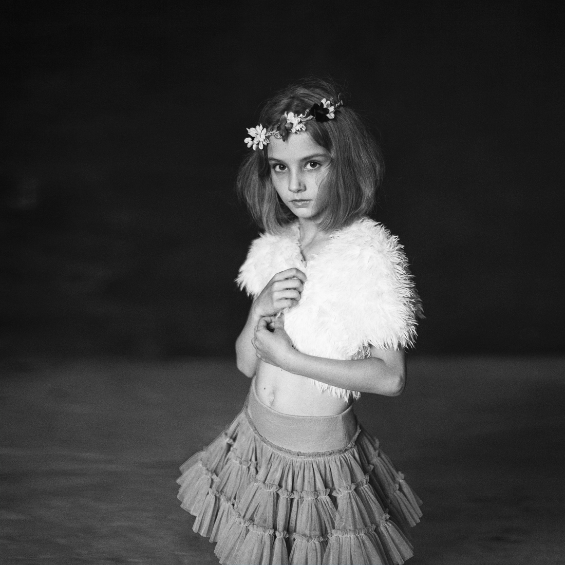Portraits of young women.
