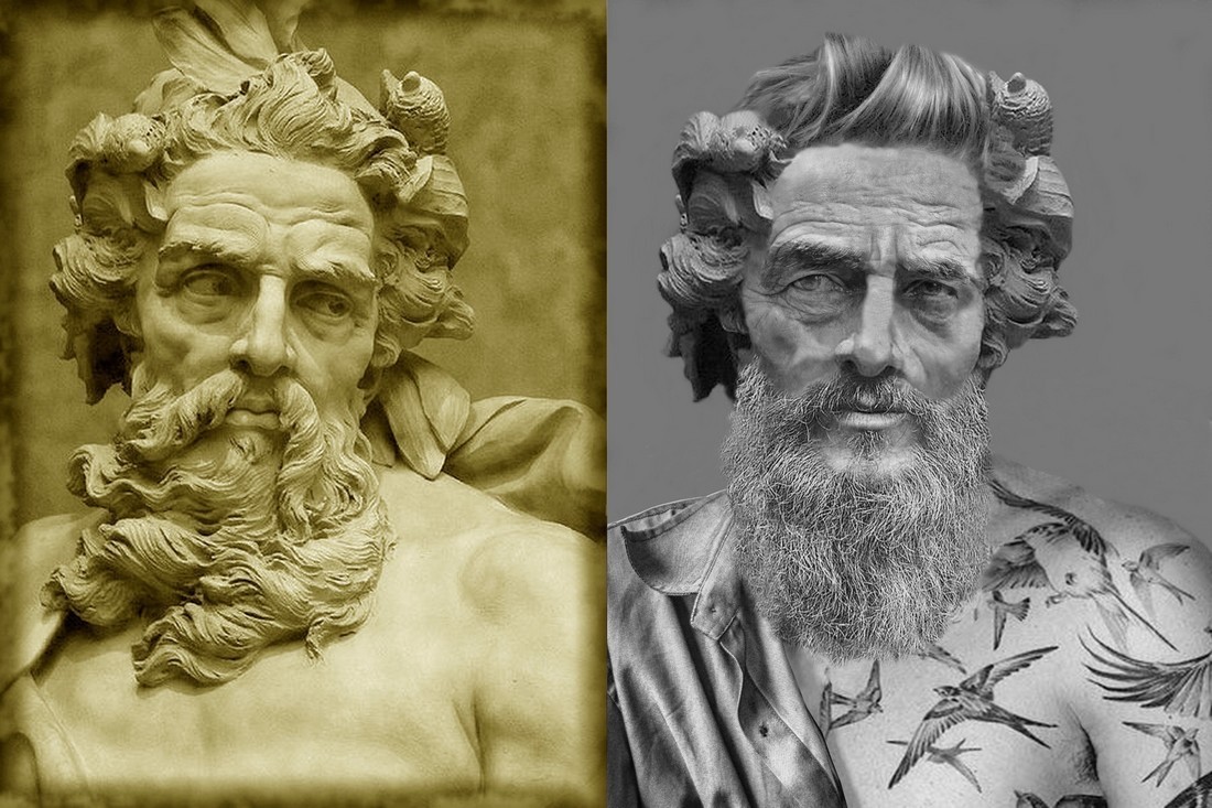 When the sculptures change of century ...