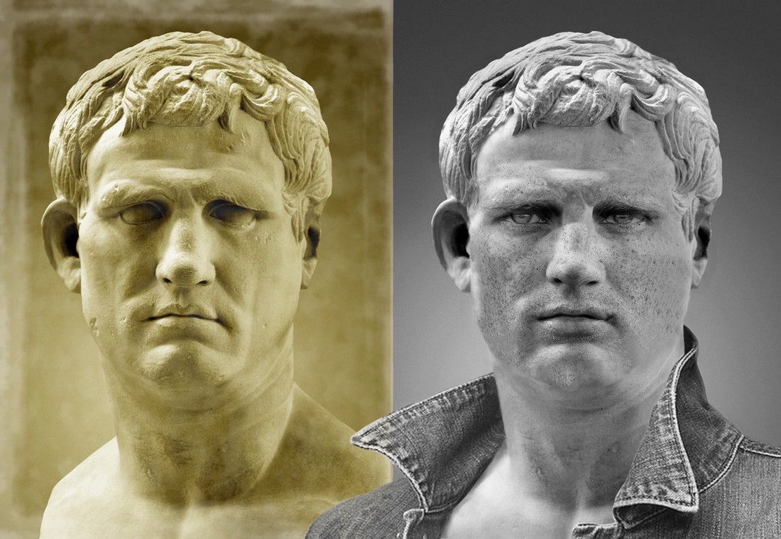 When the sculptures change of century ...