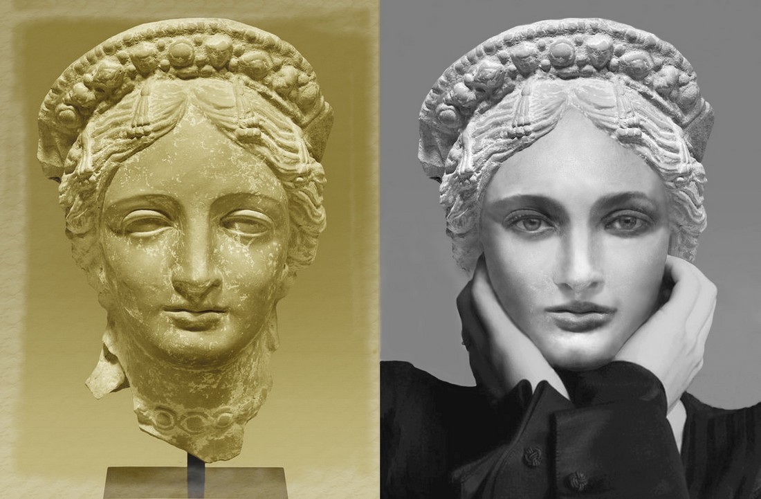 When the sculptures change of century ...