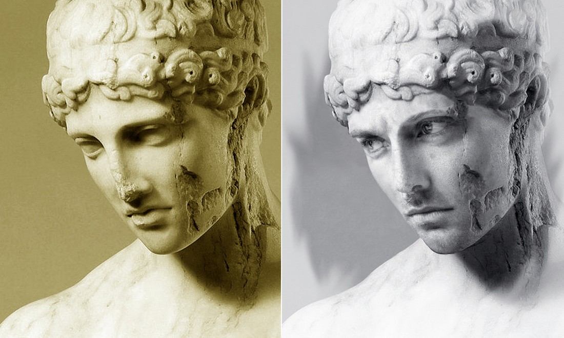When the sculptures change of century ...