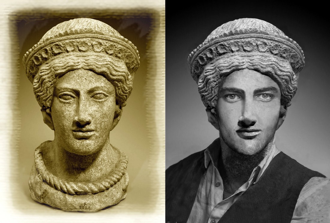 When the sculptures change of century ...