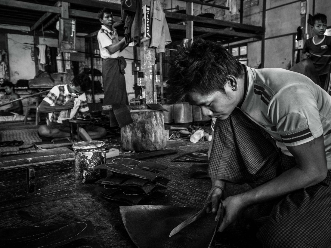 The shoe factory