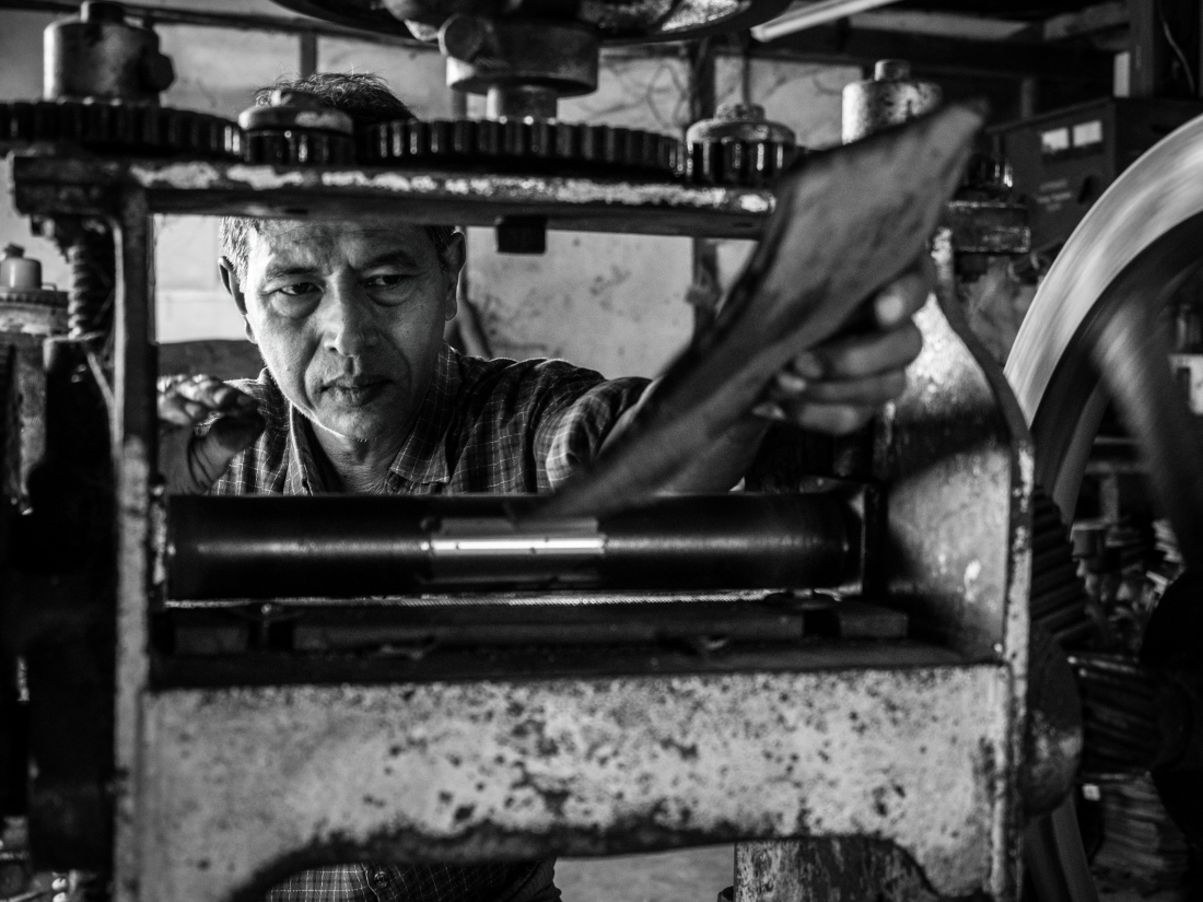 The shoe factory