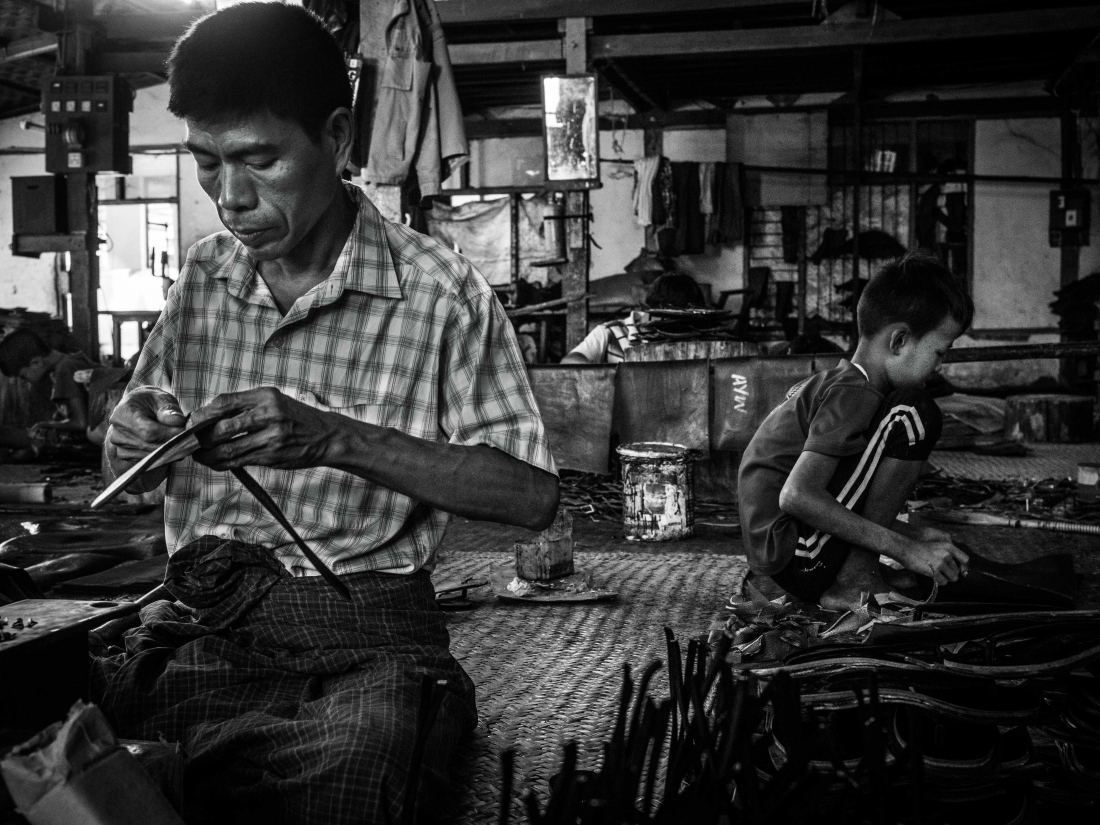 The shoe factory