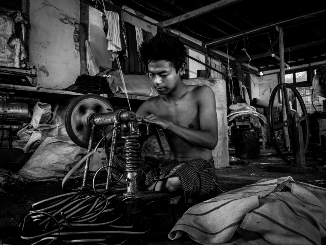 The shoe factory