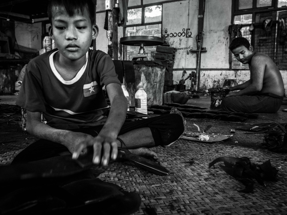 The shoe factory