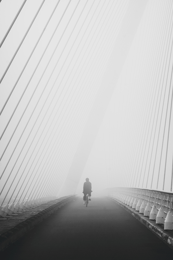 Le pont sur la brume