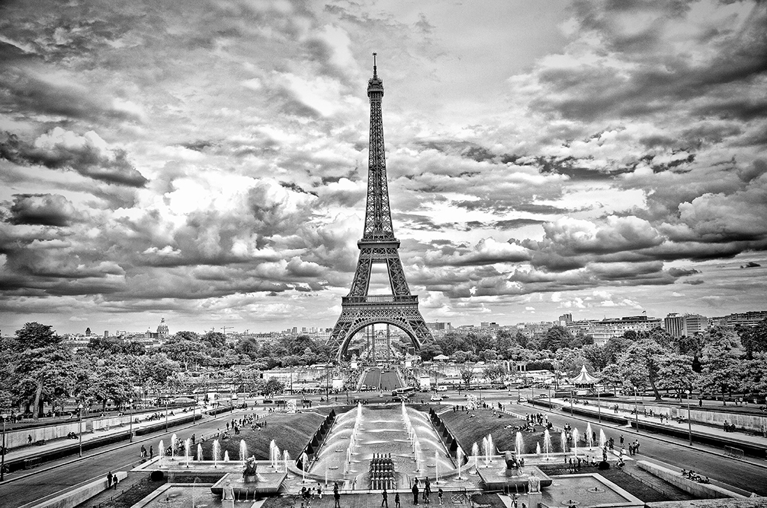 Paris Under Dramatic Skies