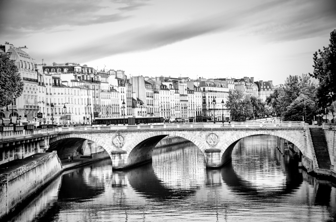 Paris Under Dramatic Skies