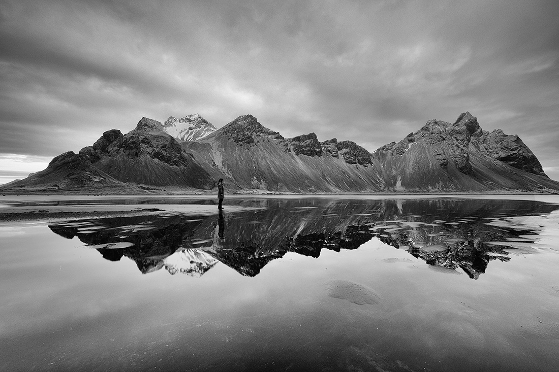 reflection at stokksnes ,Iceland