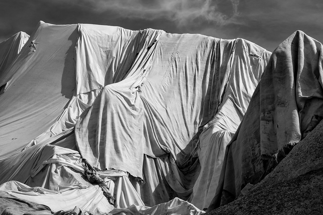 Wrapped Dying Glacier