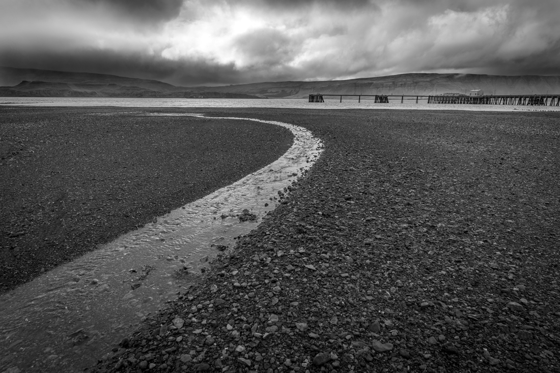 Iceland Black And White