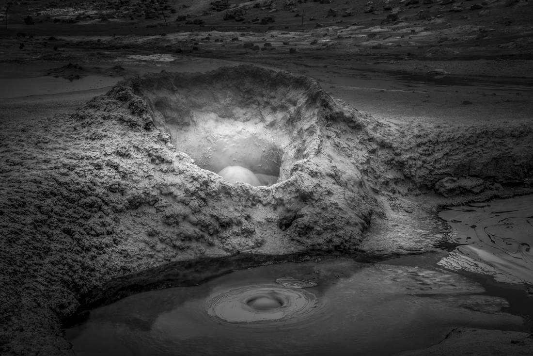 Iceland Black And White
