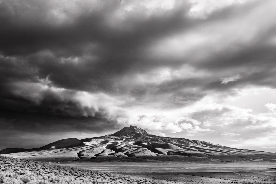 Under the clouds in the Volcanic Andes