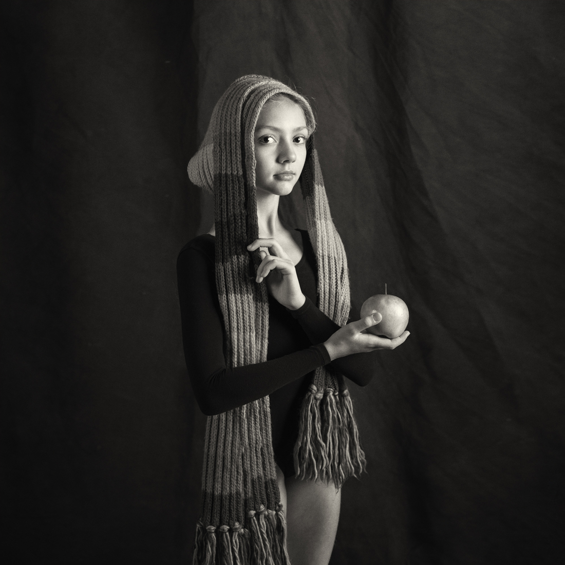 Portraits of young women.