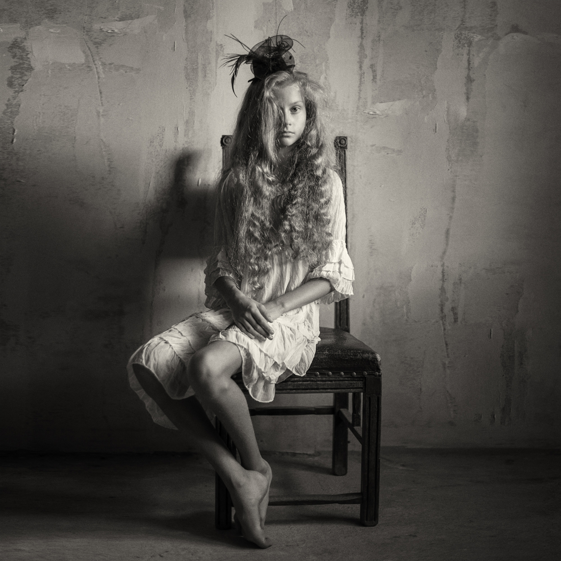 Portraits of young women.