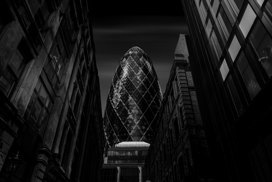 Black&White City View