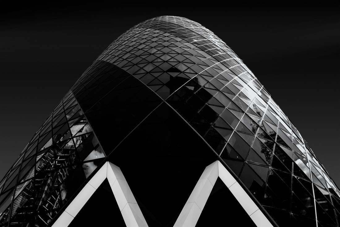 Black&White City View
