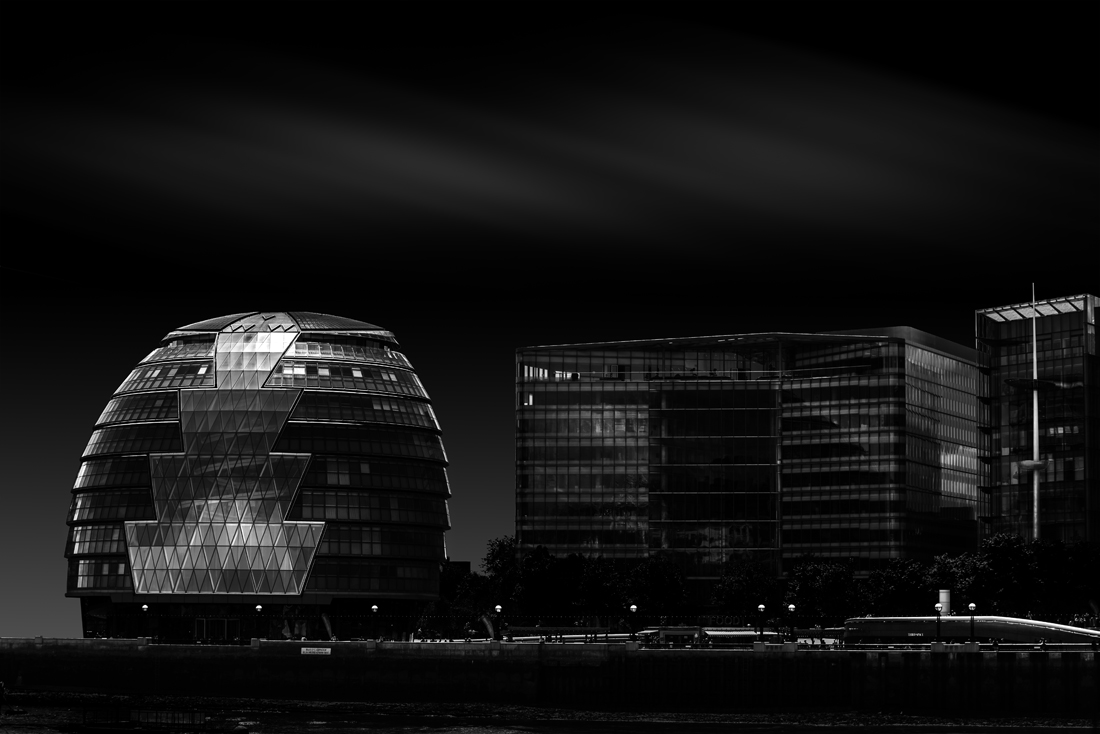 Black&White City View