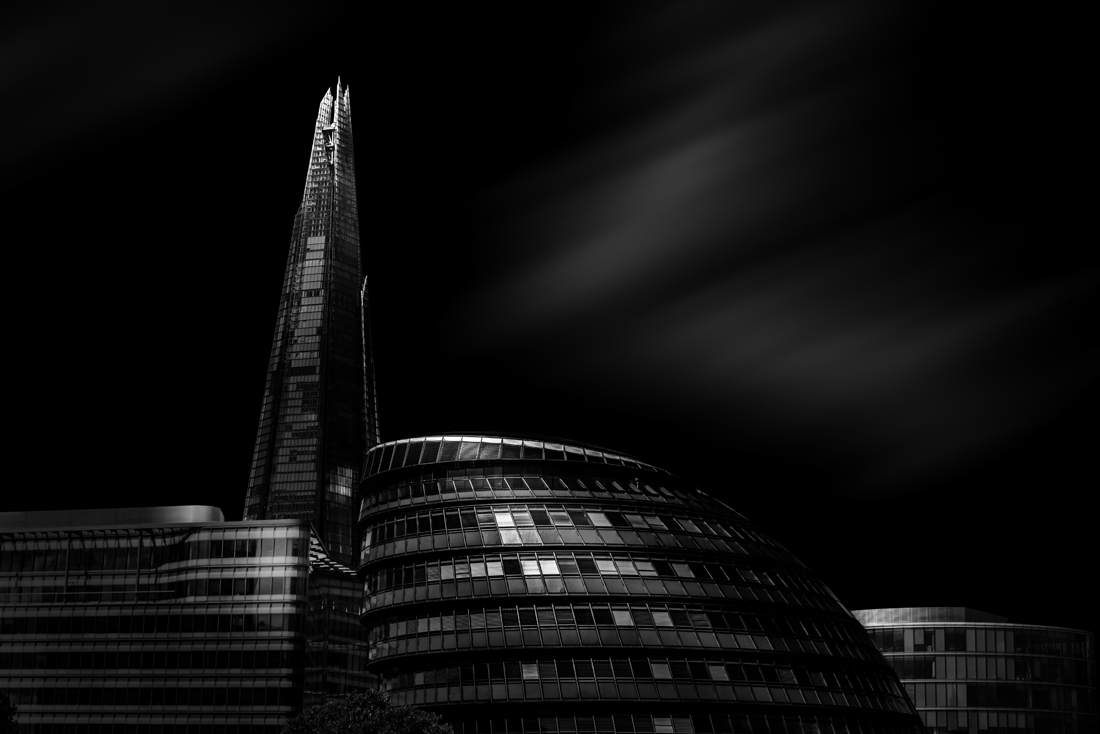 Black&White City View
