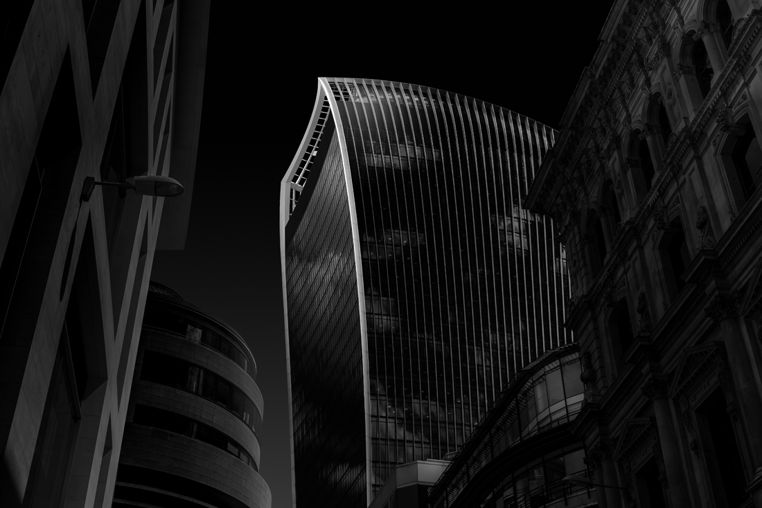 Black&White City View