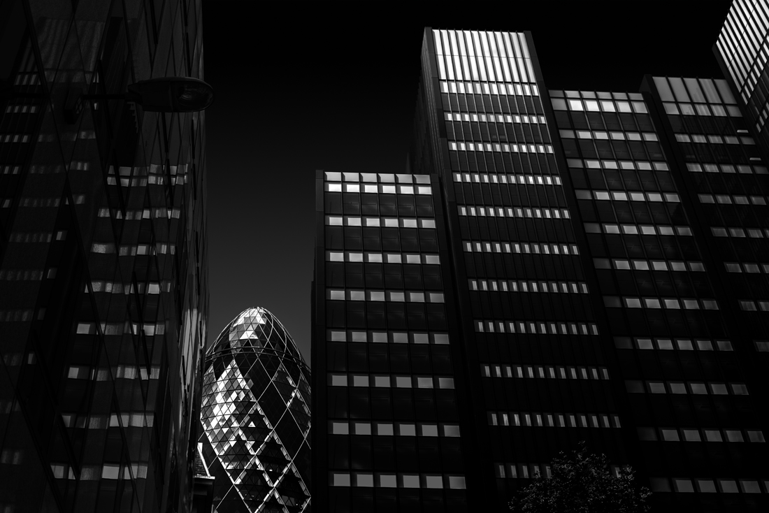 Black&White City View