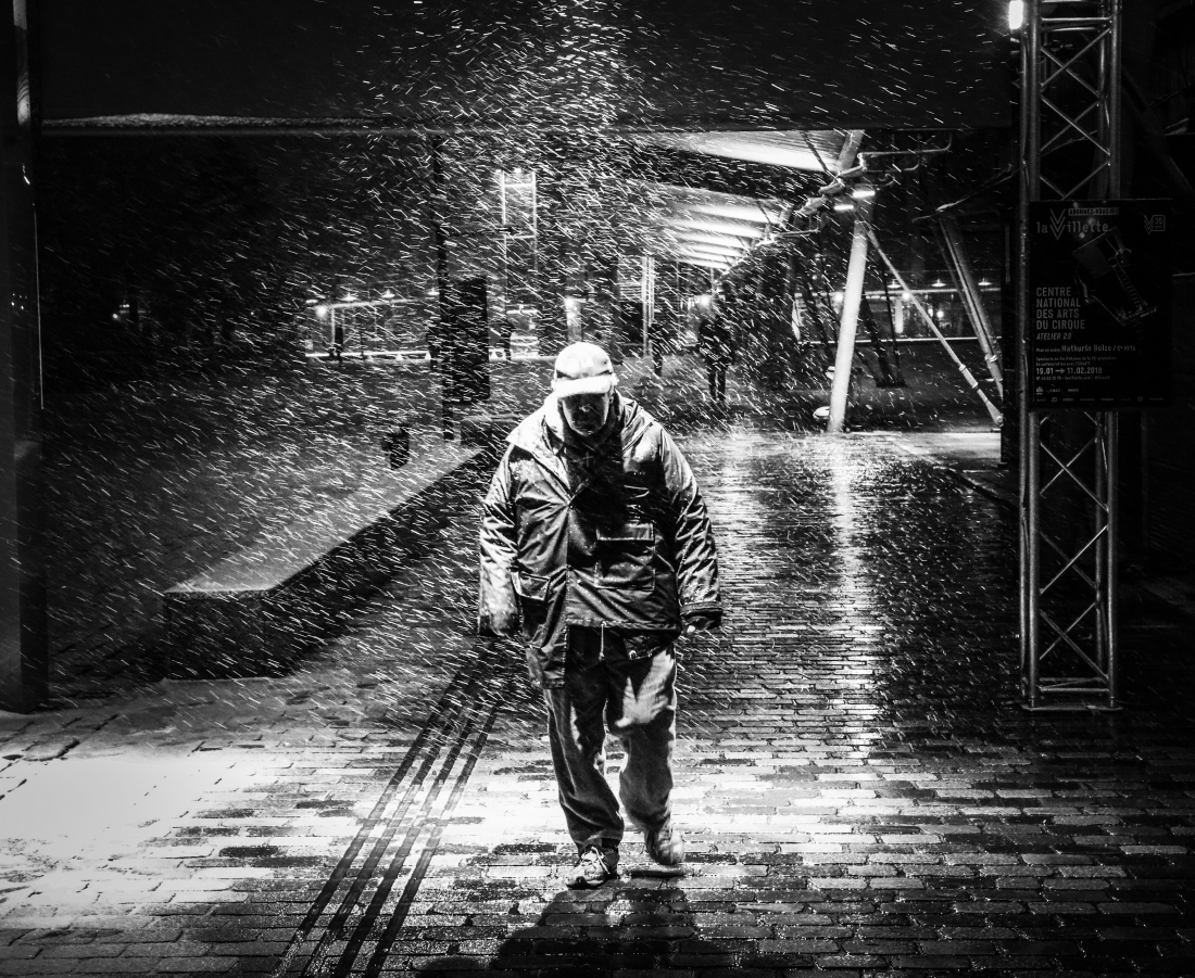 The man in the snow
