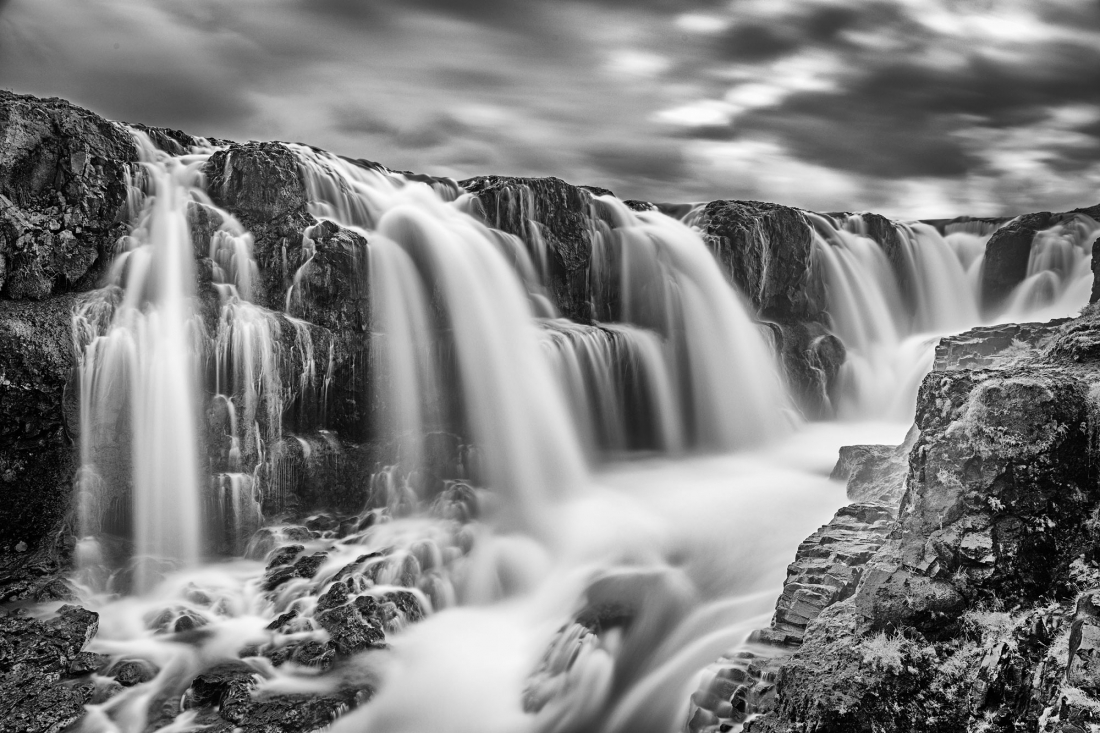 Kolugljüfur Waterfalls Iceland 