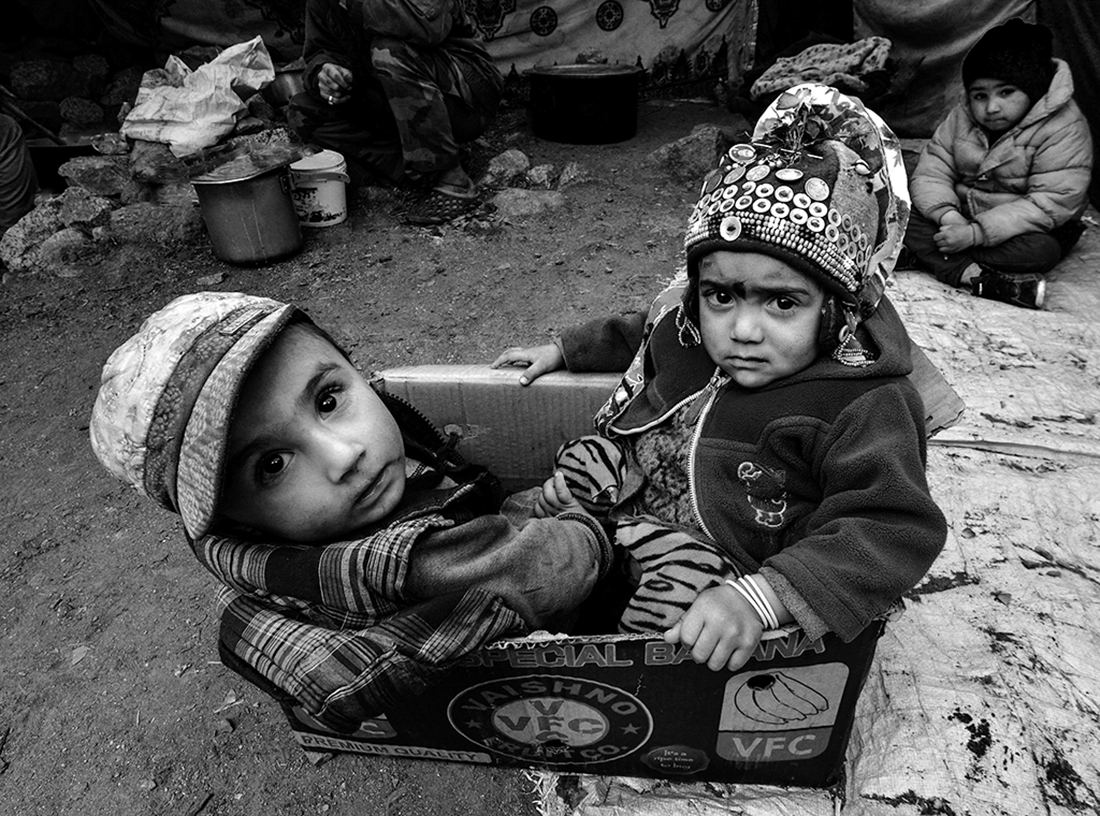 Aryan children in Ladakh