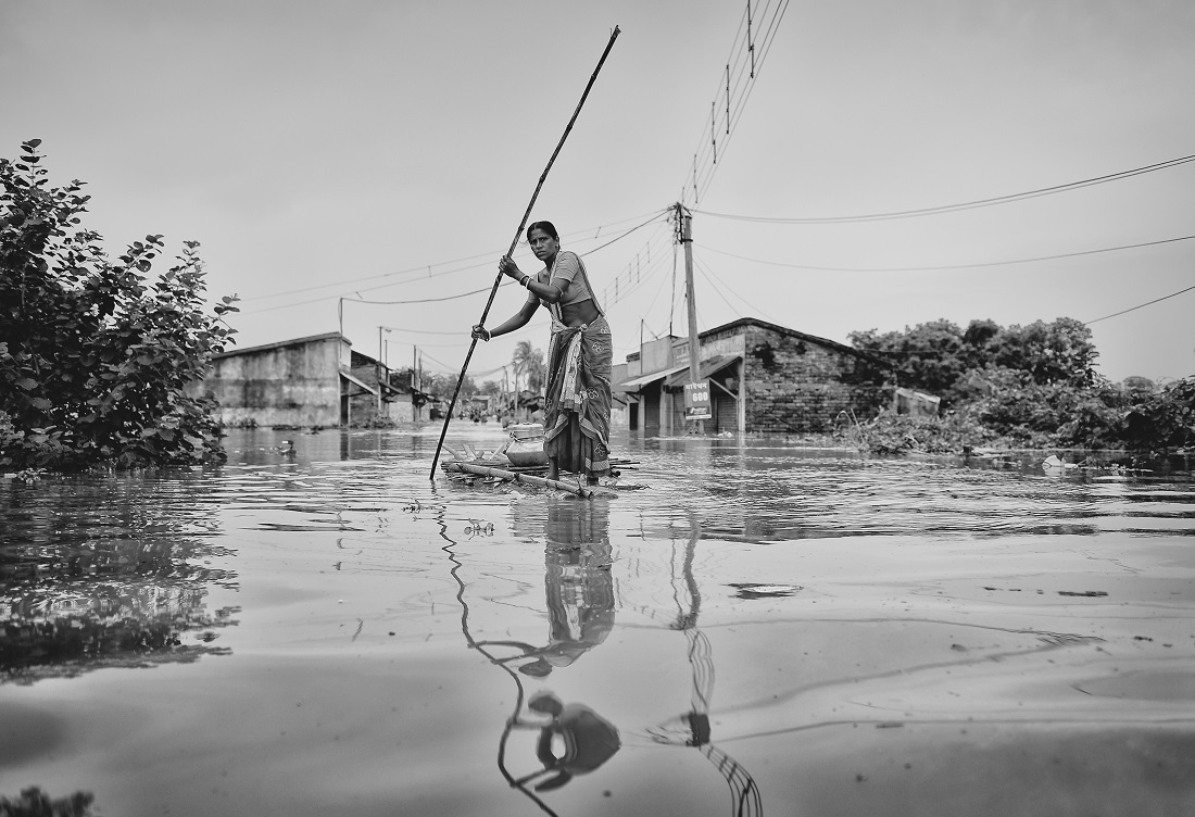 Flood of West Bengal , India 