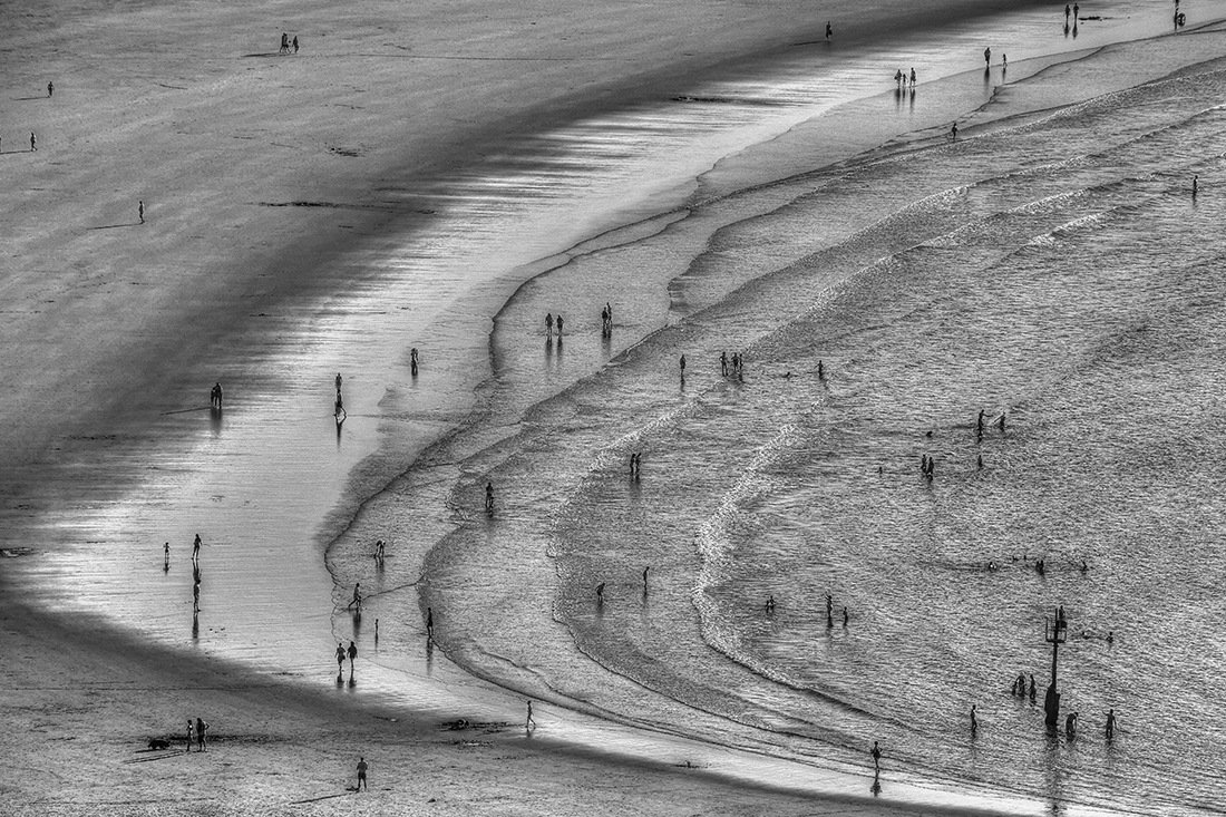 The beach