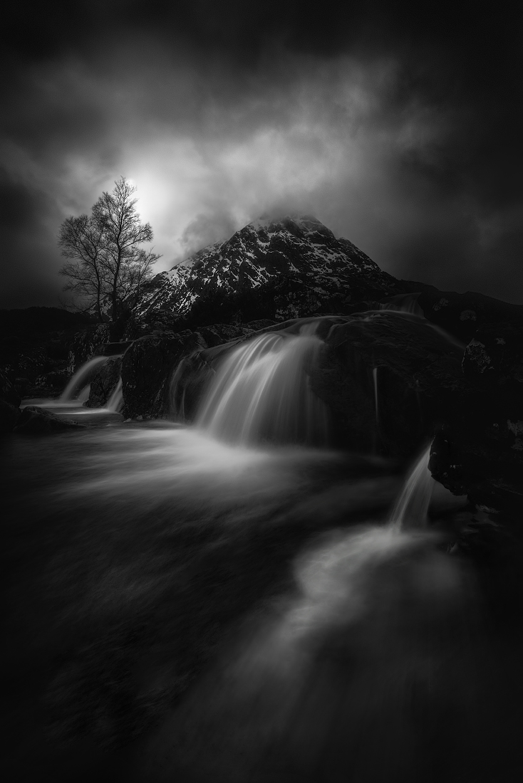 The dramatic weather in northern Scotland