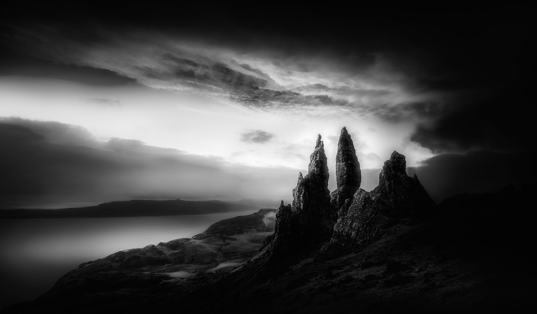The dramatic weather in northern Scotland