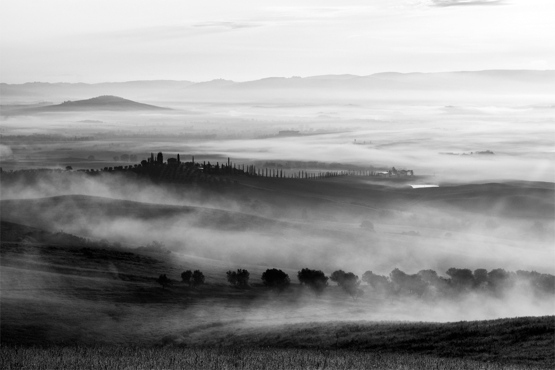 The Day Awakes In Tuscany