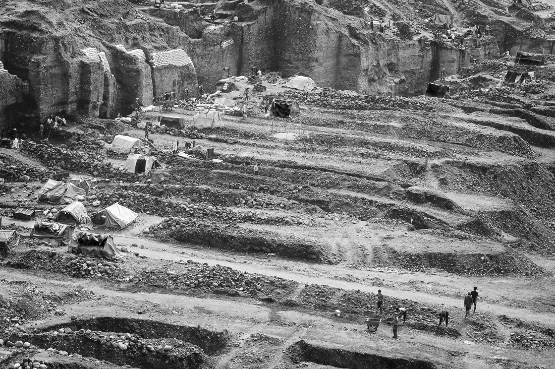 Jade mining