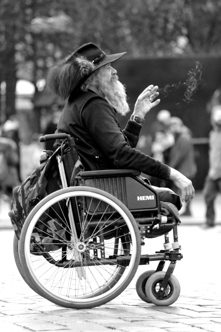 Smoking A Cigarette 