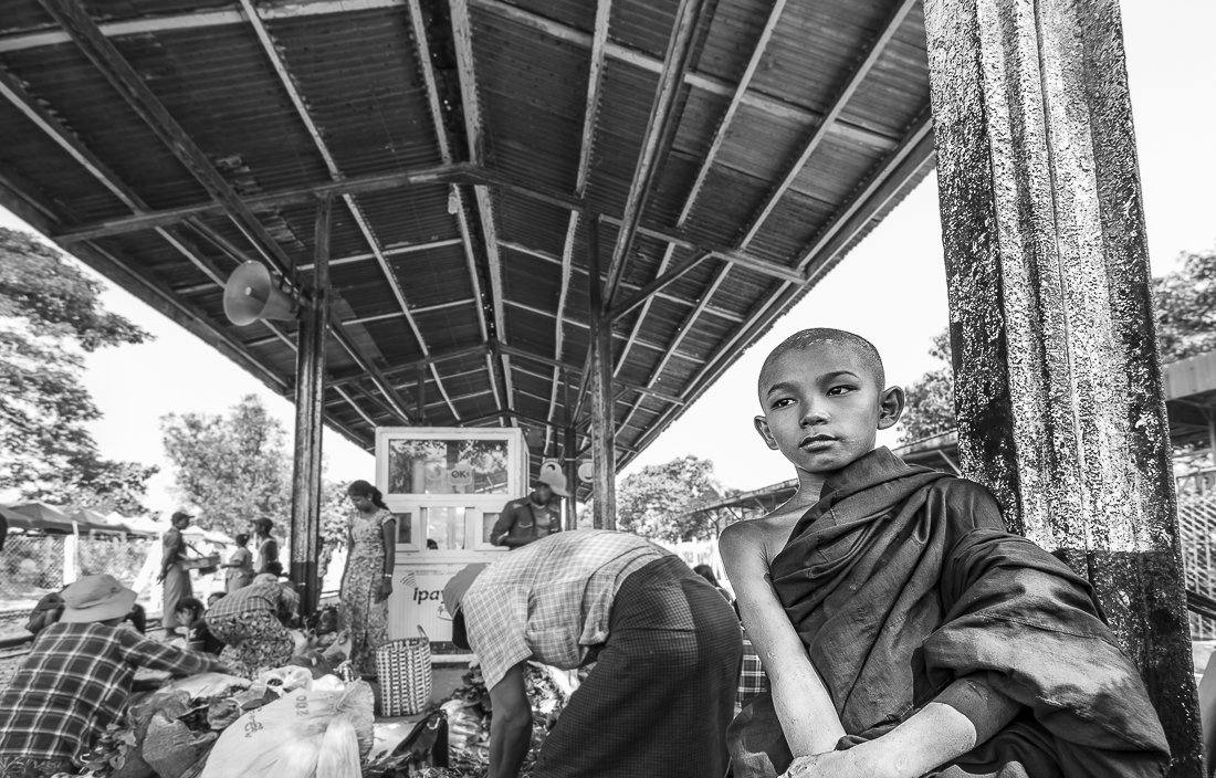 Buddhist way of life in Myanmar