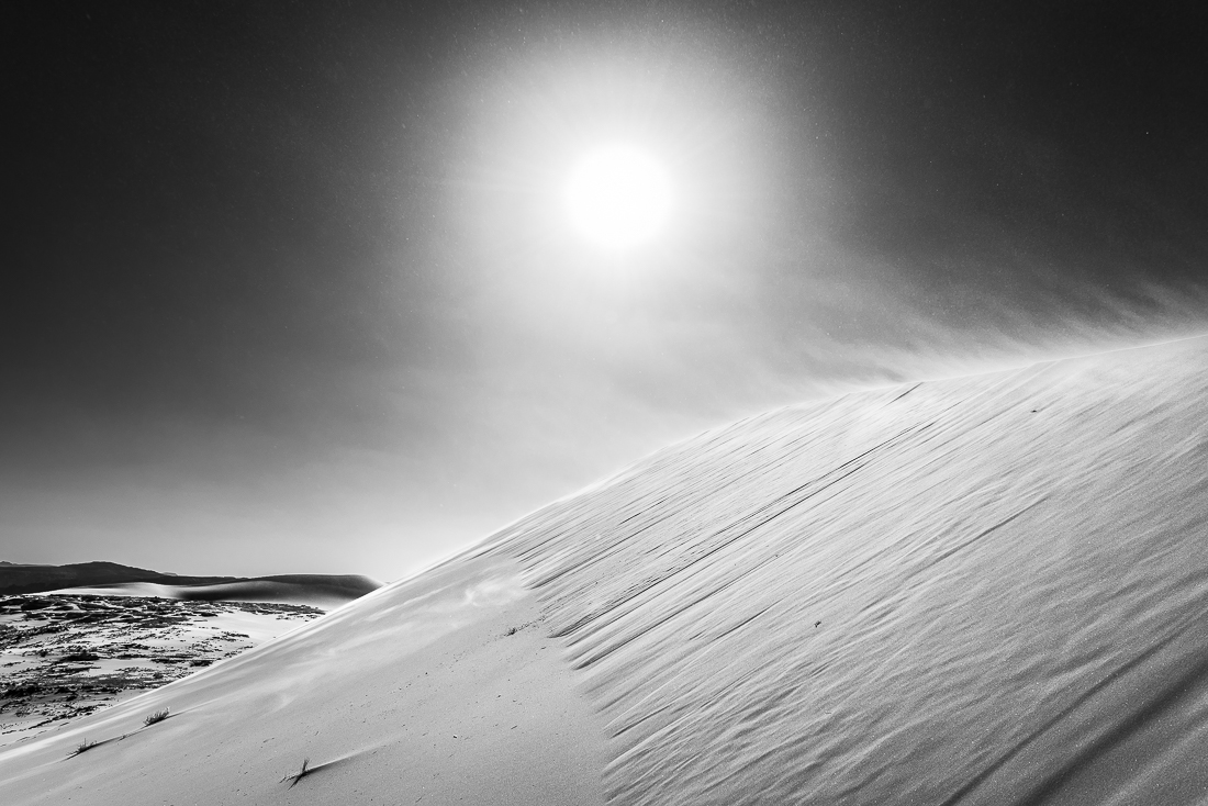 Light effects in Sahara