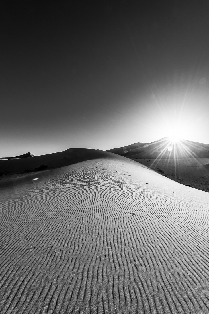 Light effects in Sahara