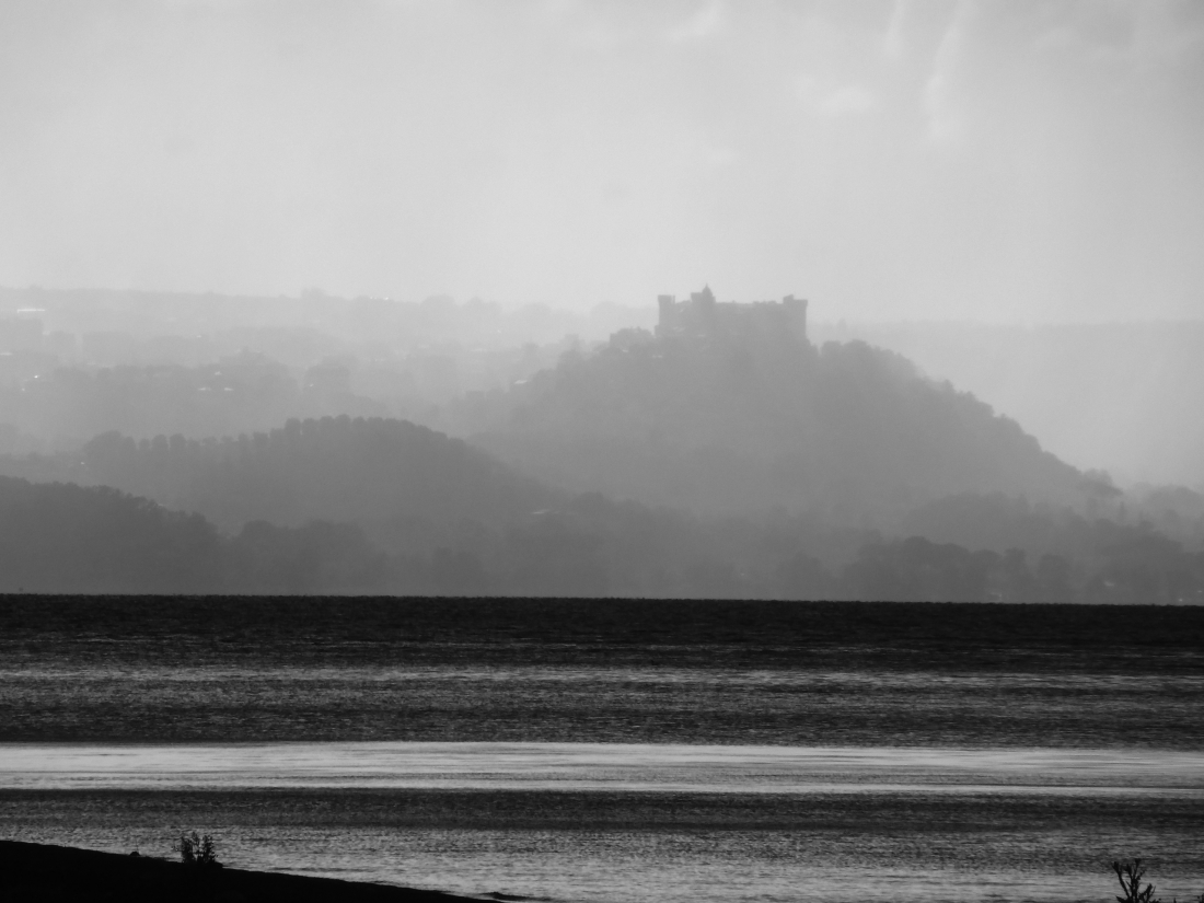 Castello Odescalchi in the afternoon fog