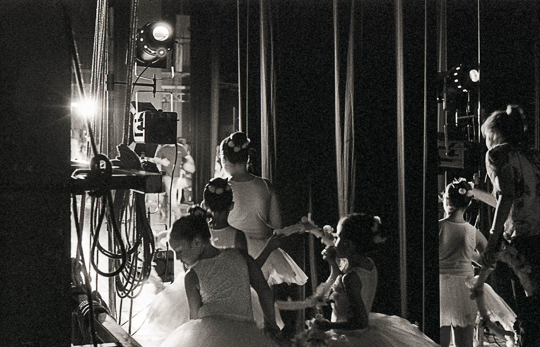 The entry  into the scene
