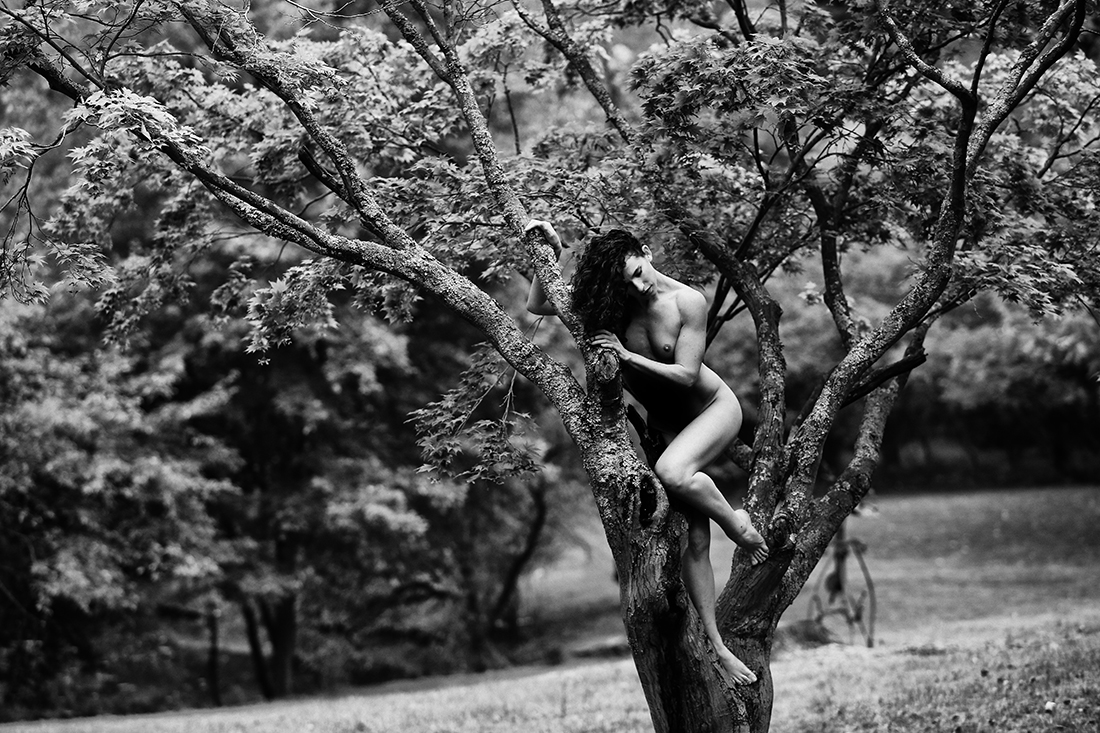 Treescape with Nude Model