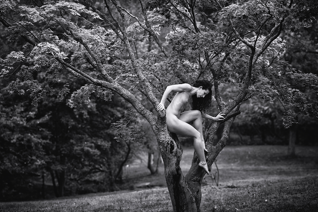 Treescape with Nude Model