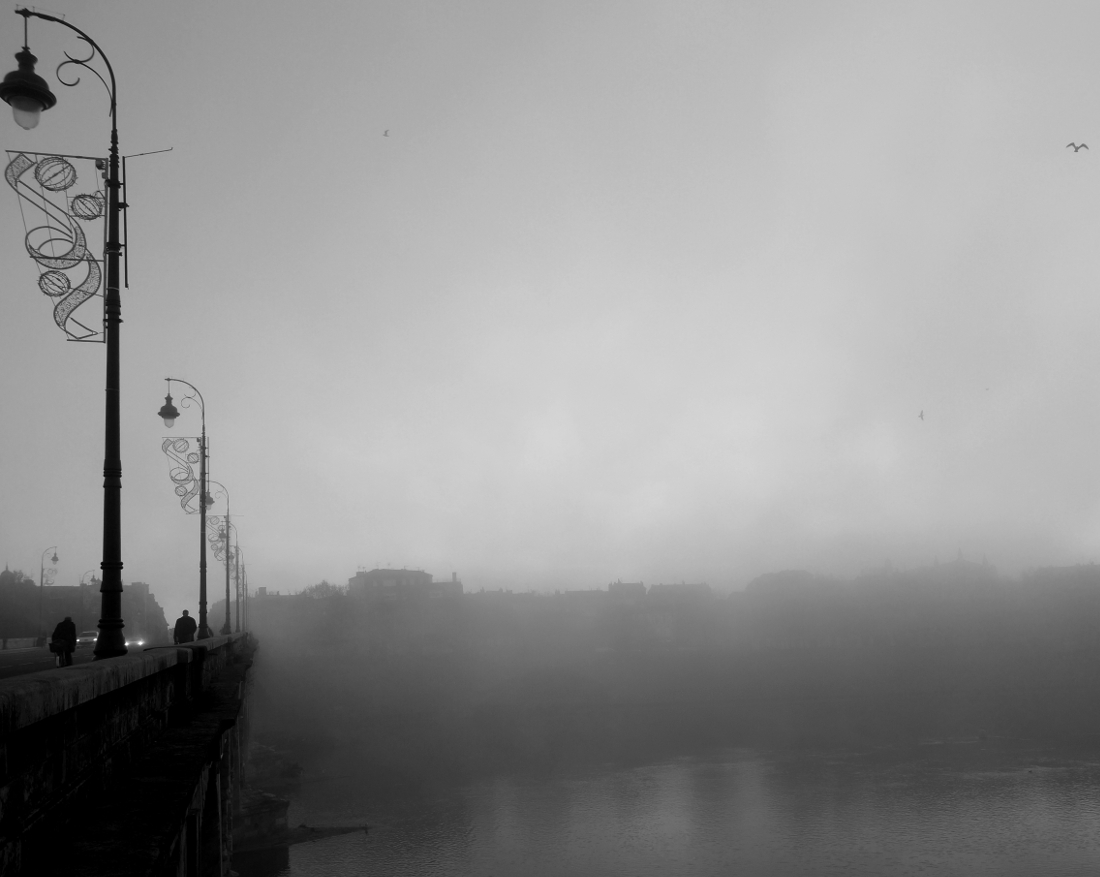 The Garonne river in Toulouse
