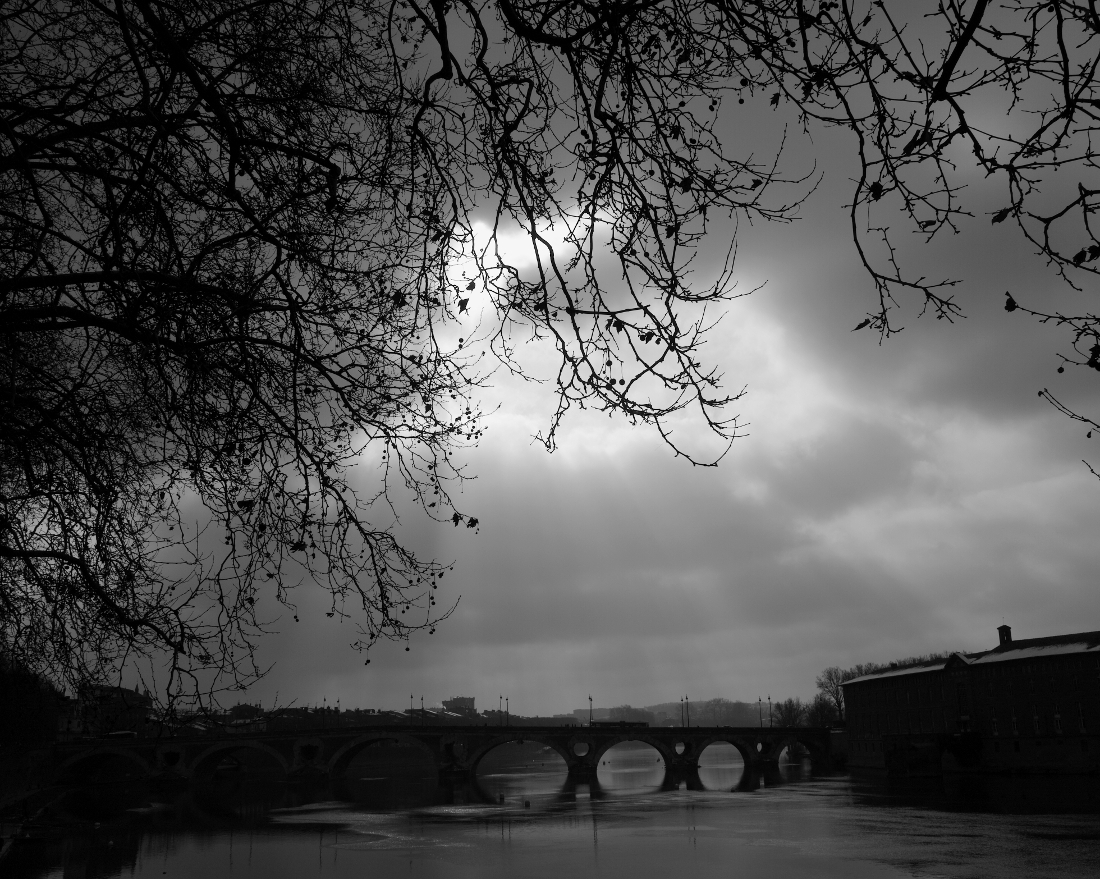 The Garonne river in Toulouse