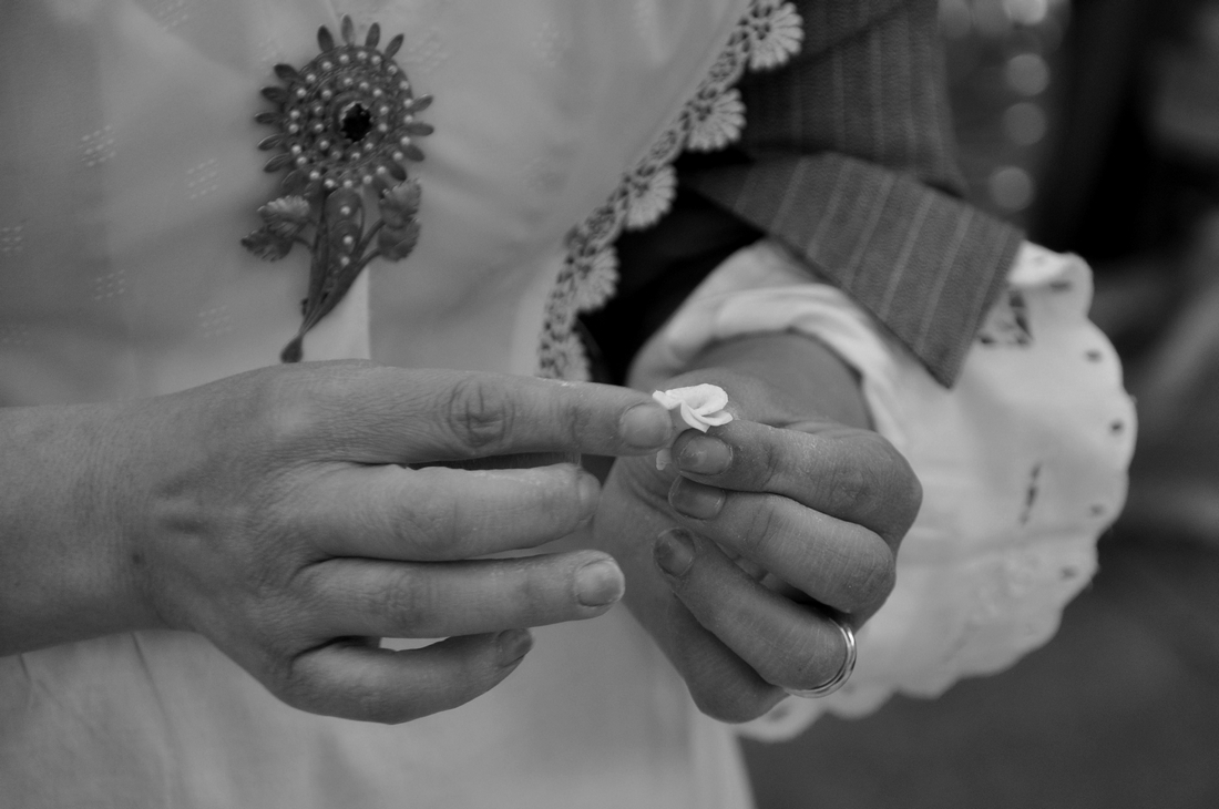 With the Hands